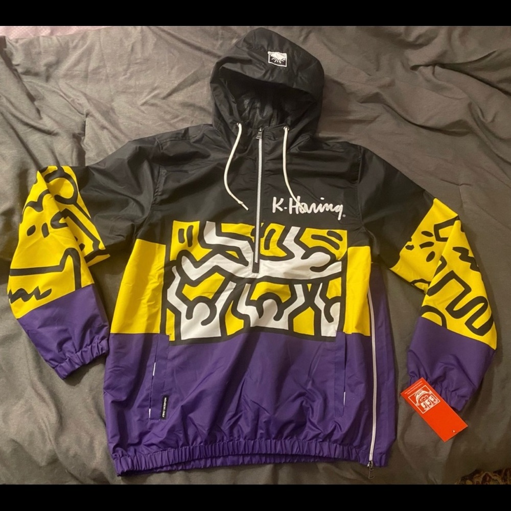 KEITH HARING X MEMBERS ONLY WINDBREAKER
